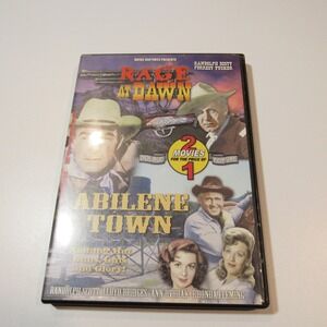 Abilene Town Rage At Dawn Double Feature Western Movies‎ DVD Randolph Scott